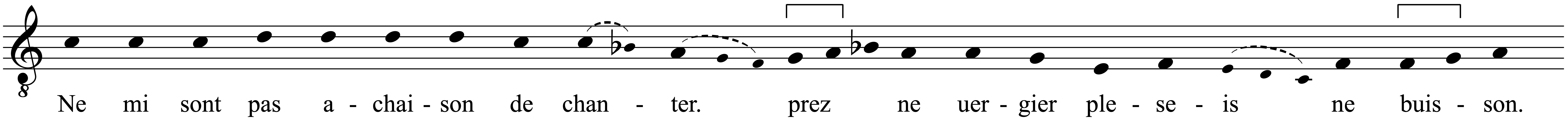 Work musical notation